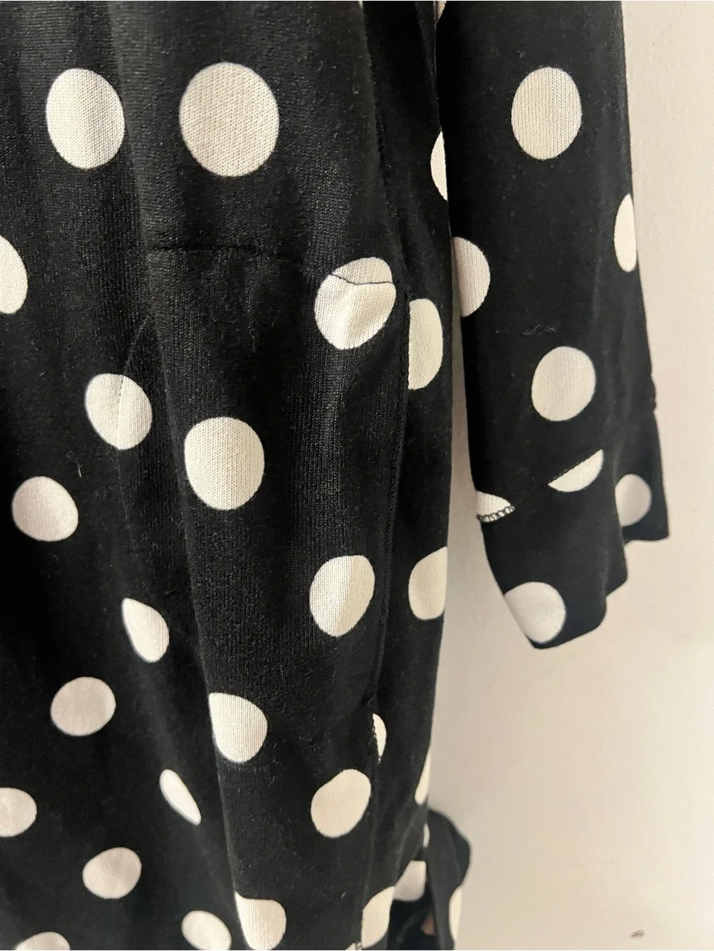 kate spade Black and White Polka Dot Blouse small/medium